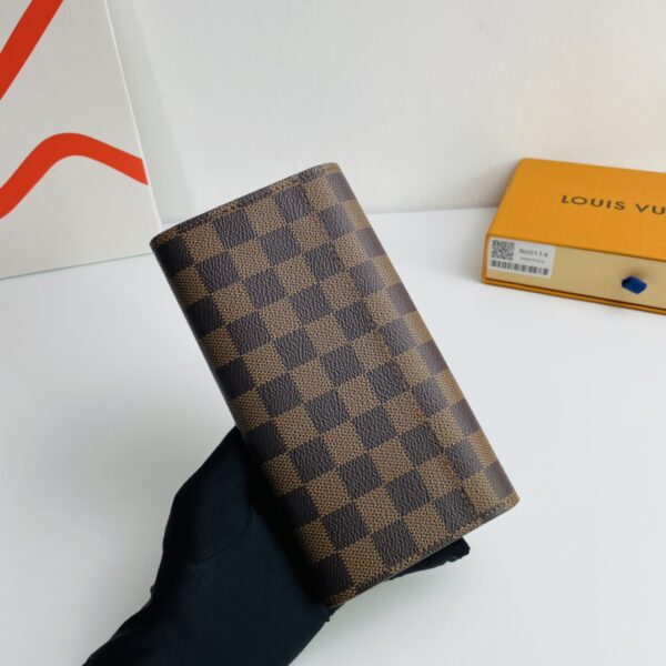 Louis Vuitton Damier Ebene canvas Sarah Envelope Wallet - Skin - Image 5