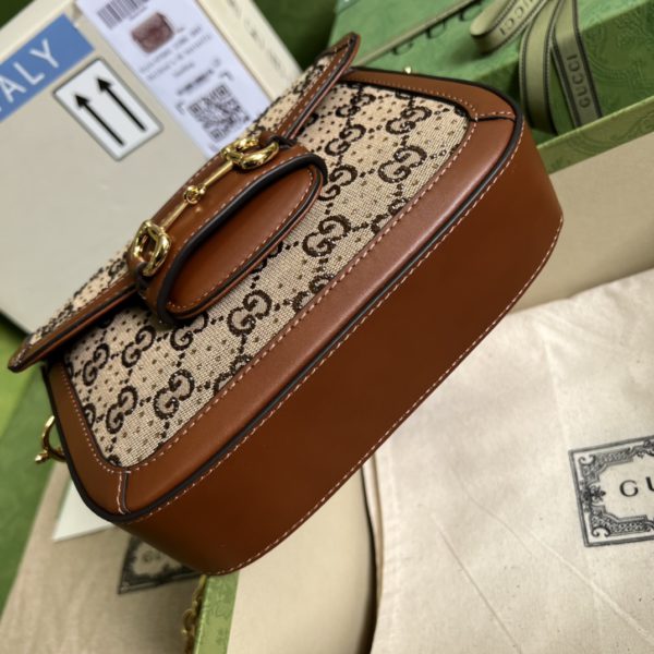 Gucci Denim Dionysus Leather Mini Bag - Brown - Image 2