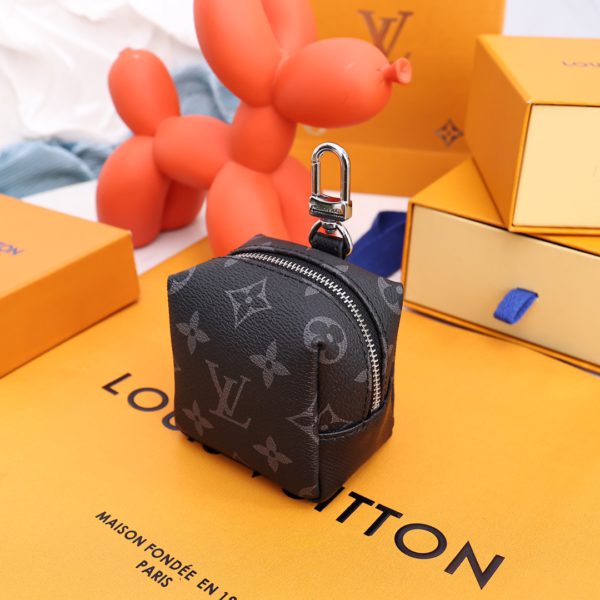 Louis Vuitton Small Bag Pendant Keychain Coin Purse - Image 4