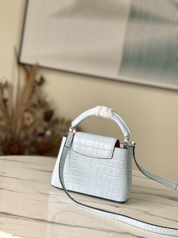 Louis Vuitton Capucines BB Mini Handbag - White - Image 3