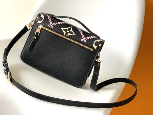 Louis Vuitton Pochette Metis Handbag - Black - Image 4