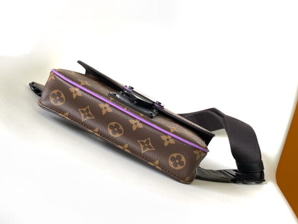 Louis Vuitton S Lock Sling Handbag - Purple - Image 3