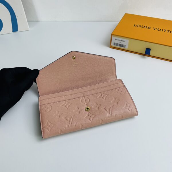 Louis Vuitton Monogram Envelope Style Sarah Wallet - Pink - Image 3