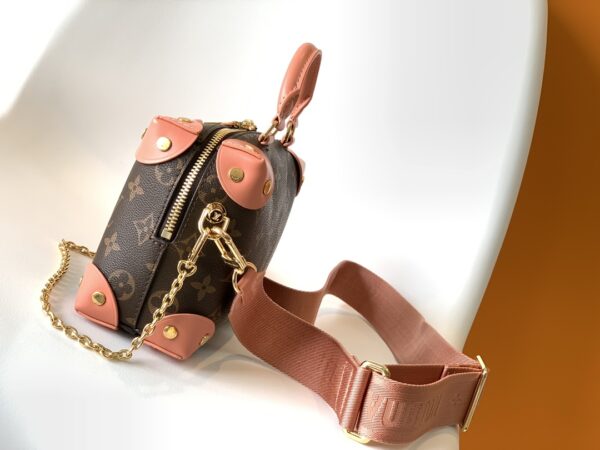 Louis Vuitton Petite Malle Souple Handbag - Peach - Image 2