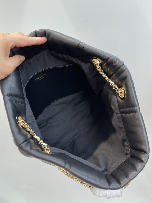 Burberry Quilted Lola Bucket Bag - Black - Image 2