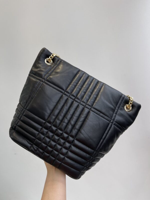 Burberry Quilted Lola Bucket Bag - Black - Image 4