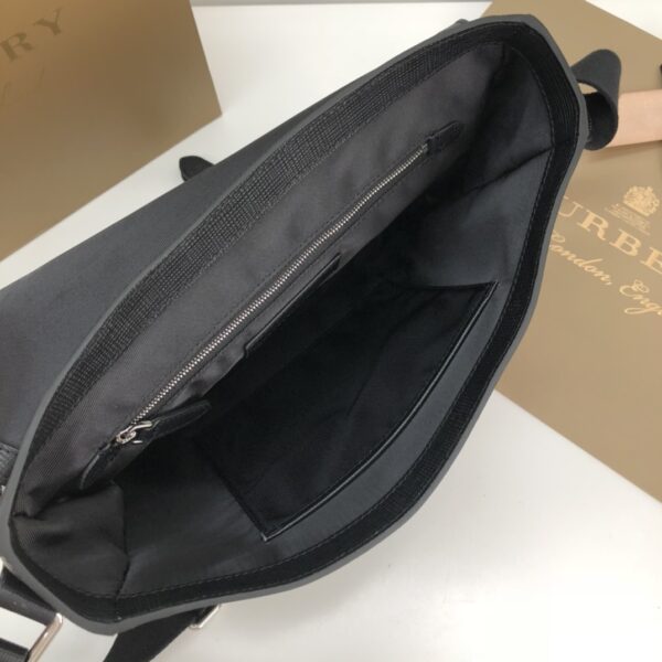 Burberry Mellow London Check Bag - Black - Image 3