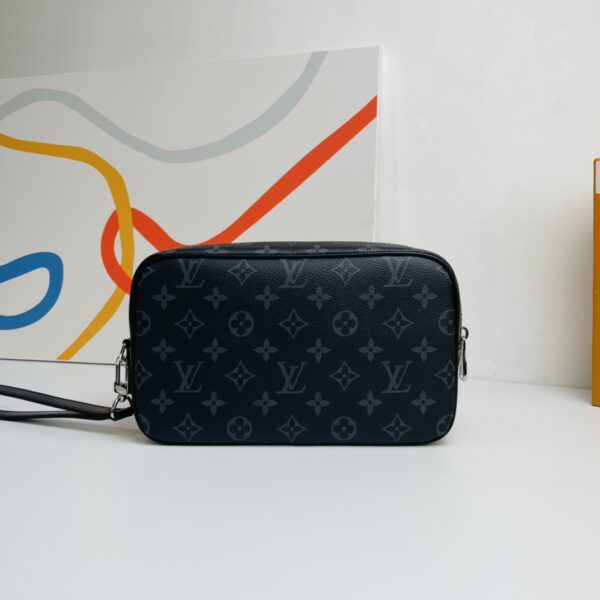 Louis Vuitton Damier Graphite Kasai Clutch - Black - Image 4