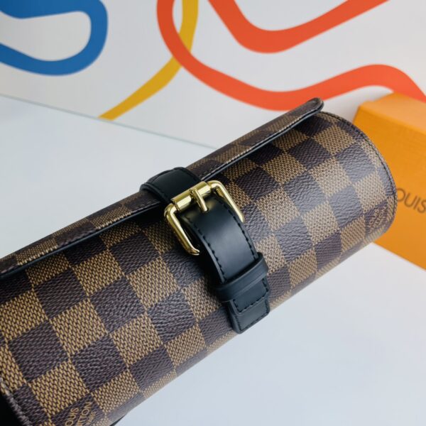 Louis Vuitton Damier Graphite 3 Watch Case - Brown - Image 2