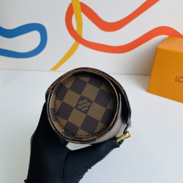 Louis Vuitton Damier Graphite 3 Watch Case - Brown - Image 5