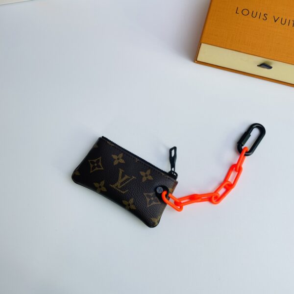 Louis Vuitton Key Case  Orange Chain - Brown - Image 5