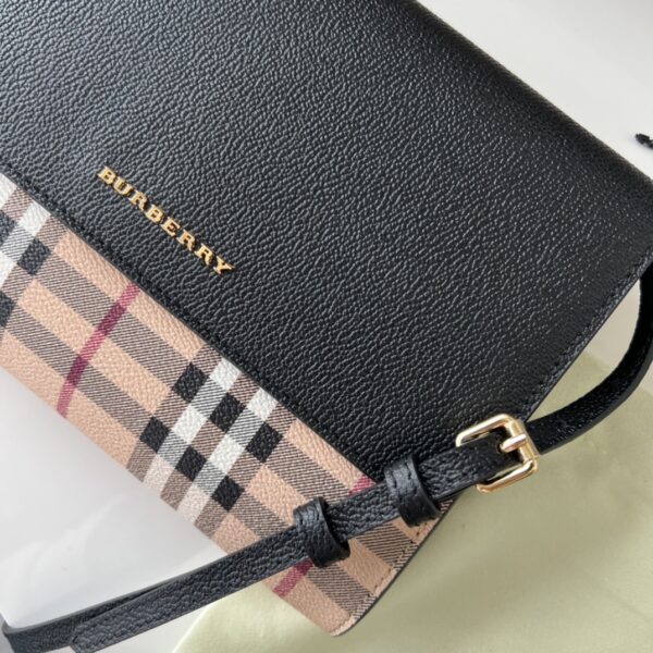 Burberry Haymarket Plaid Crossbody Bag - Image 4