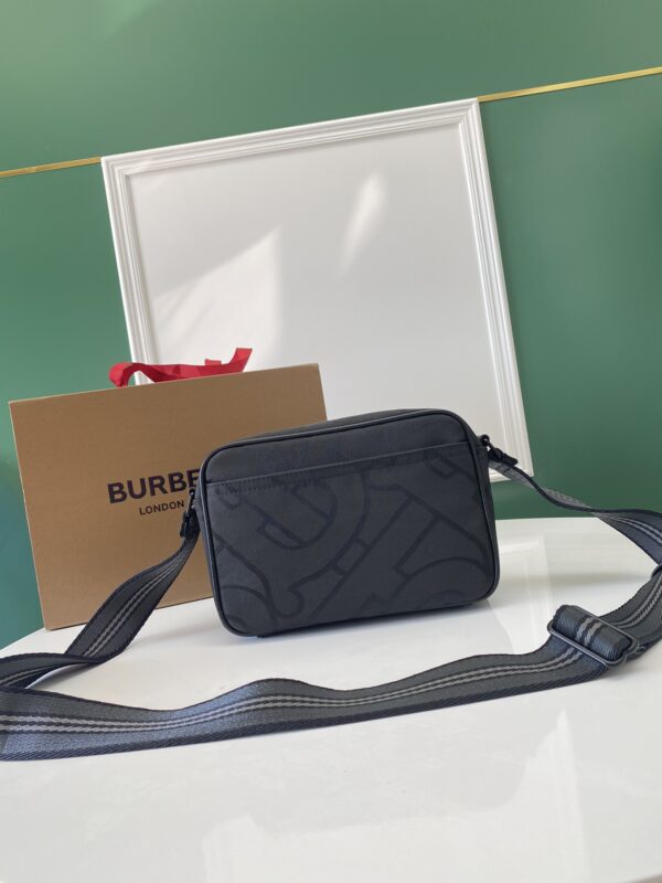 Burberry Polyester Shoulder Strap Crossbody Bag - Black - Image 5