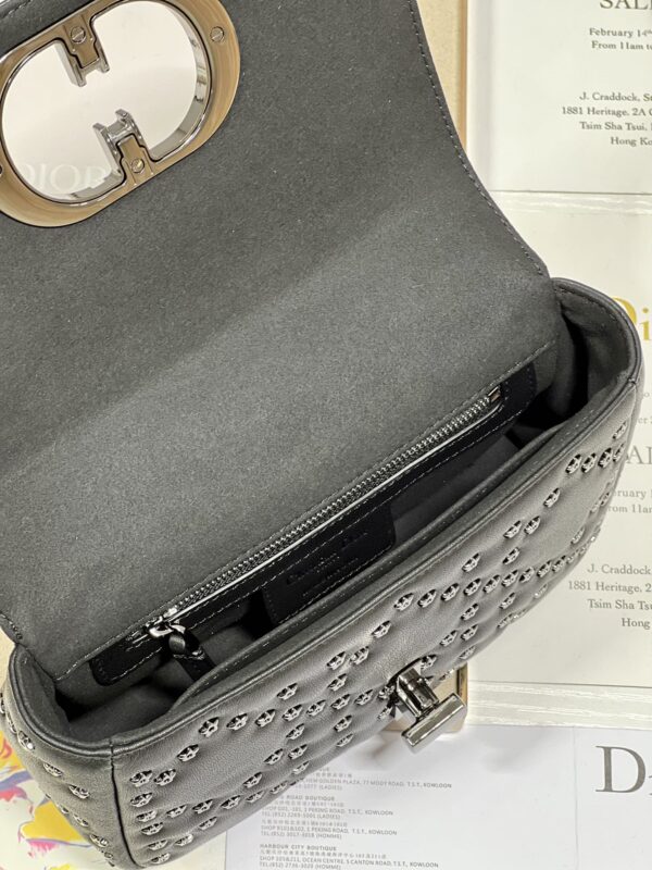 Dior Small Caro Handbag - Pentagonal Star Black Gun Buckle - Image 2