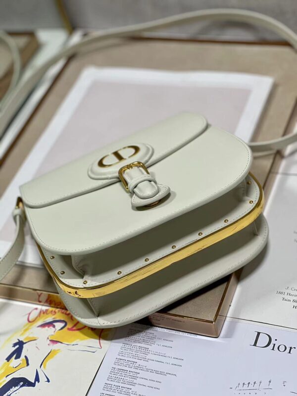 Dior Bobby Frame Bag - White - Image 4