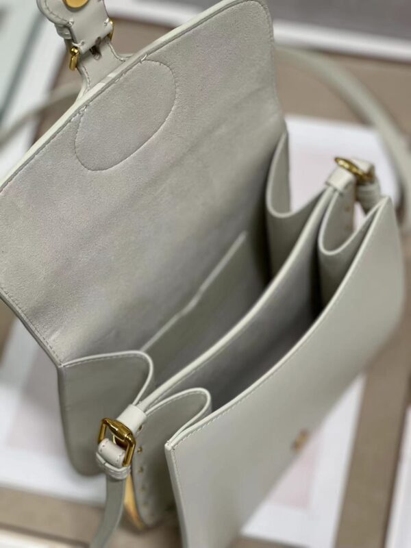 Dior Bobby Frame Bag - White - Image 3