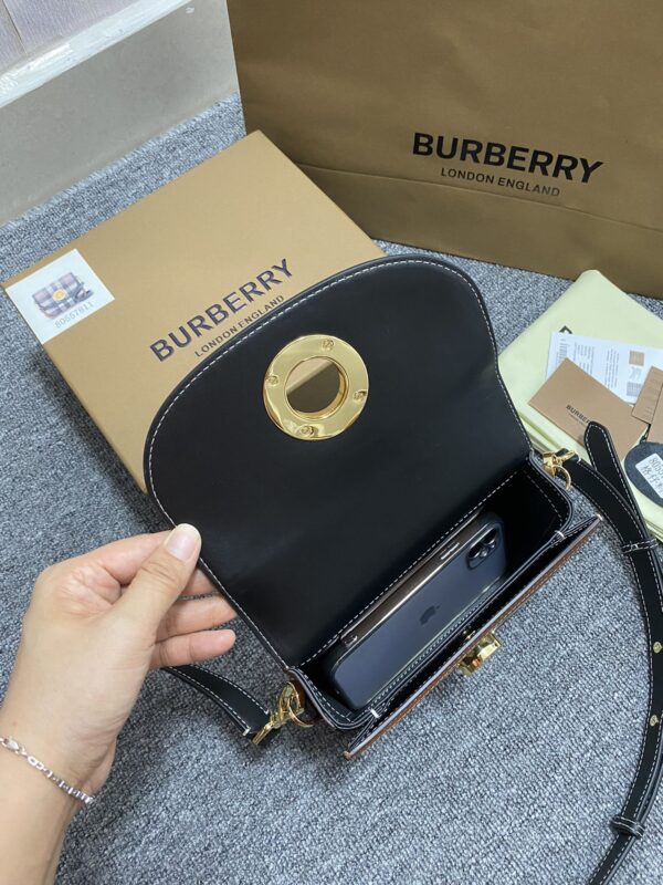 Burberry 'ELIZABETH' Small Crossbody Bag - Brown - Image 2