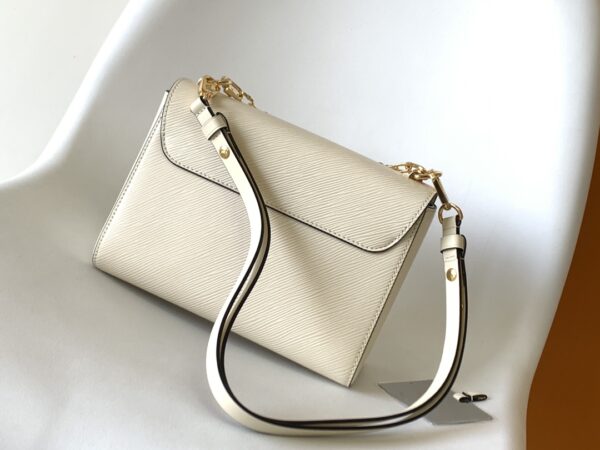 Louis Vuitton Twist Medium Handbag – White - Image 4