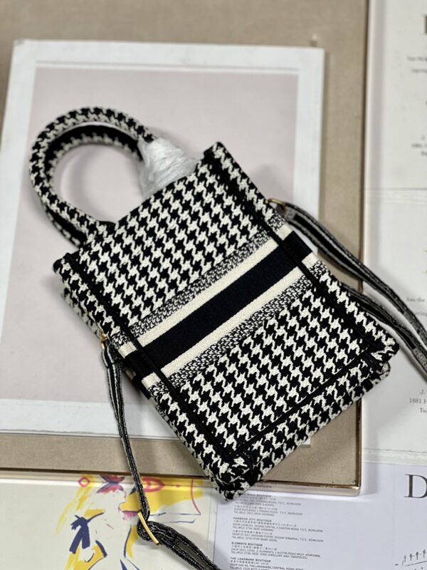 Dior Mini Book Tote Mobile Phone Bag - Image 3