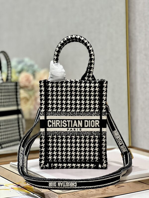 Dior Mini Book Tote Mobile Phone Bag - Image 5