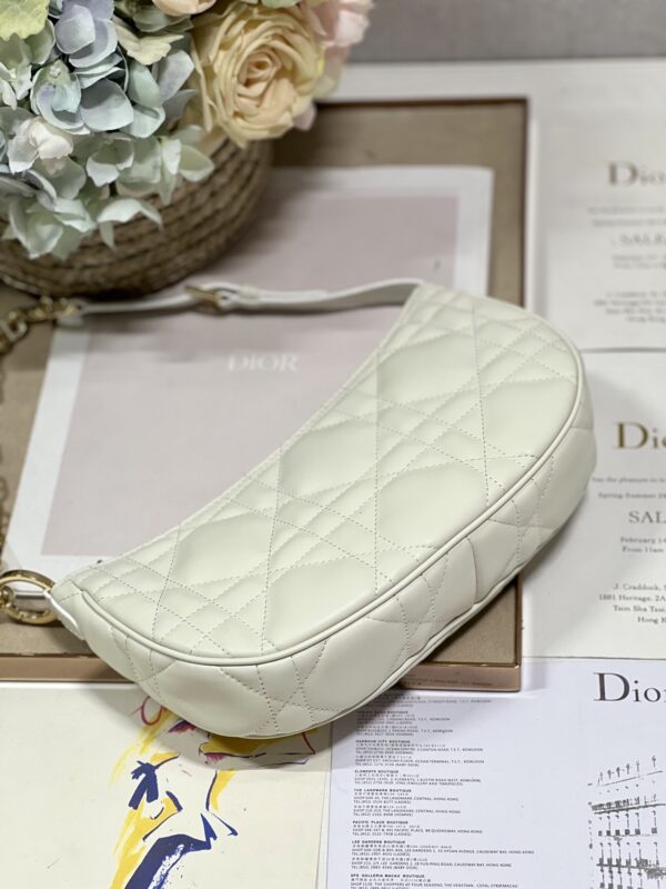 Dior CD LOUNGE Moon Handbag - White - Image 2