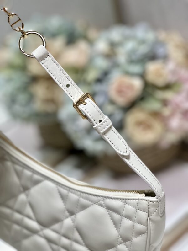 Dior CD LOUNGE Moon Handbag - White - Image 4