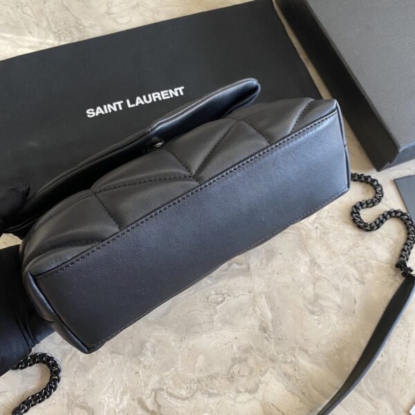 YSL Loulou Puffer Mini Bag – Black (Black) - Image 3