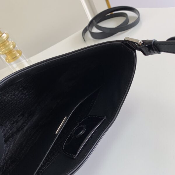 Prada Large Medieval Armpit Bag - Black - Image 2