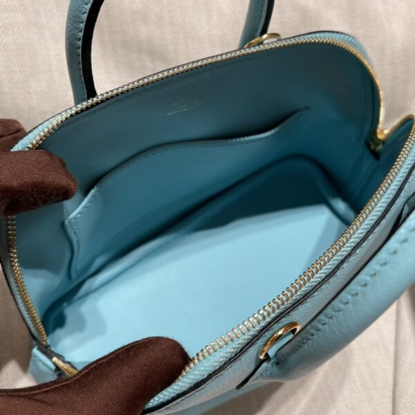 Hermes Mini Bolide Cute Little Shell Bag - Macaron Blue Blue Atoll - Image 3