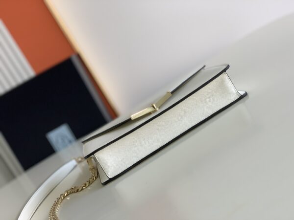 Prada Flap Shoulder Bag - White - Image 3