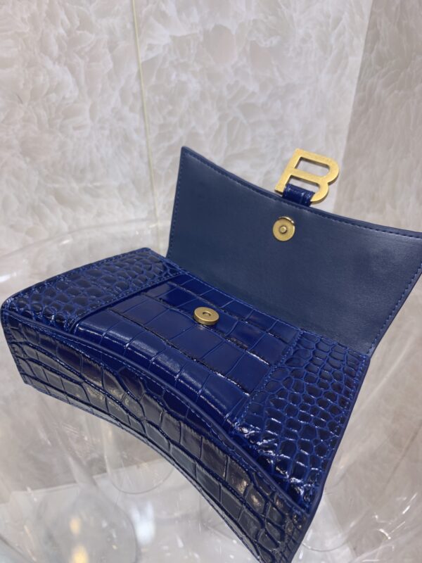 Balenciaga Heavyweight Hourglass Small Bag - Blue - Image 3