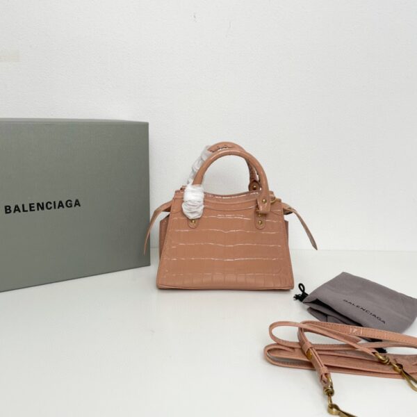 Balenciaga Neo Classic Mini Crocodile Handbag - Skin - Image 4