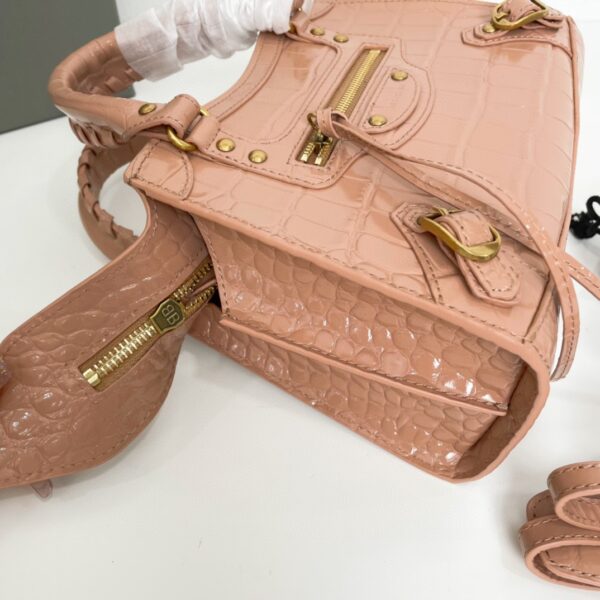 Balenciaga Neo Classic Mini Crocodile Handbag - Skin - Image 5