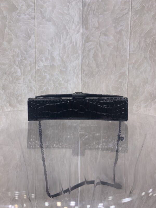 Balenciaga Hourglass Chain Bag - Black - Image 4