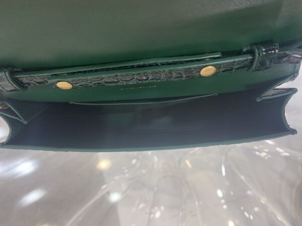 Balenciaga Hourglass Chain Bag - Green (Golden Buckle) - Image 2