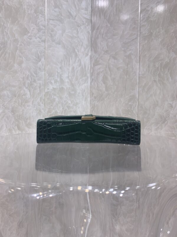 Balenciaga Hourglass Chain Bag - Green (Golden Buckle) - Image 4