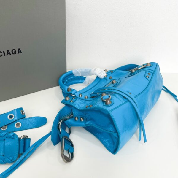 Balenciaga Neo Cagole Explosive Motorbike Bag - Blue - Image 3