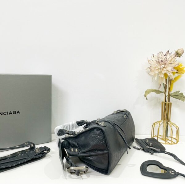 Balenciaga Neo Cagole Explosive Motorbike Bag - Black - Image 3