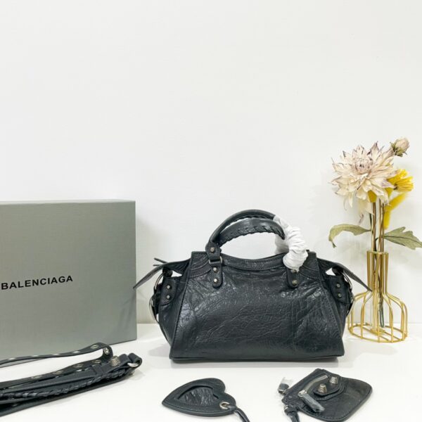 Balenciaga Neo Cagole Explosive Motorbike Bag - Black - Image 5