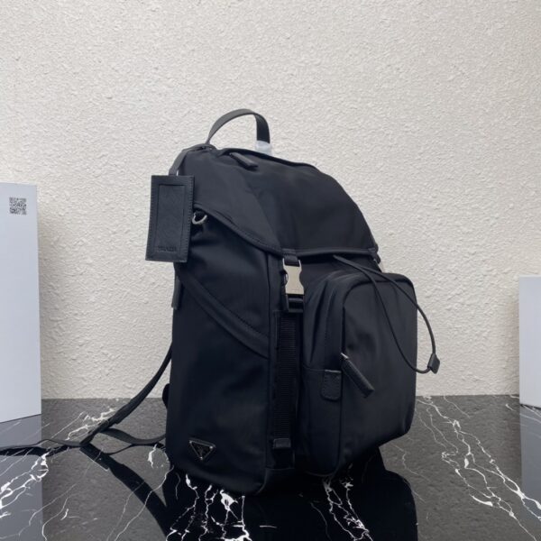 Prada Parachute Backpack - Black - Image 4