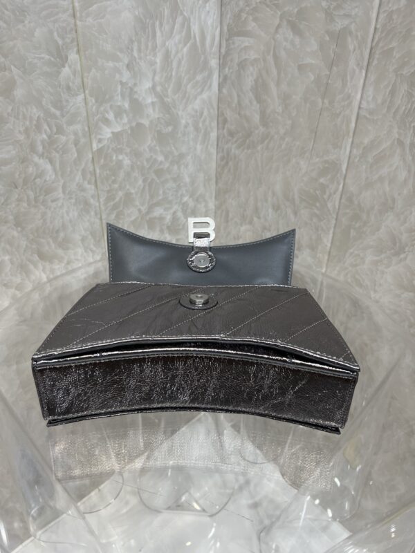 Balenciaga Crush Handbag - Shimmery Black - Image 3