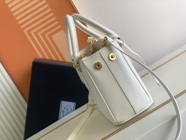 Prada Galleria Mini Killer Handbag - White - Image 5