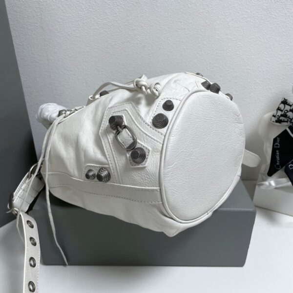 Balenciaga Le Cagole Large Bucket Bag - White - Image 3