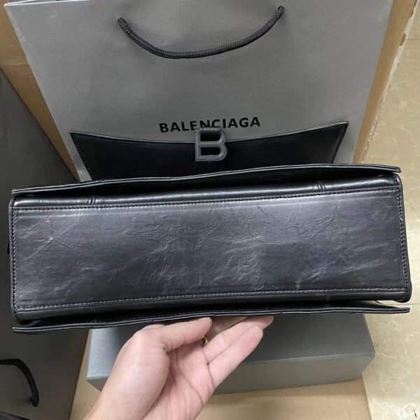 Balenciaga Medium Crush Chain Bag - Black - Image 2