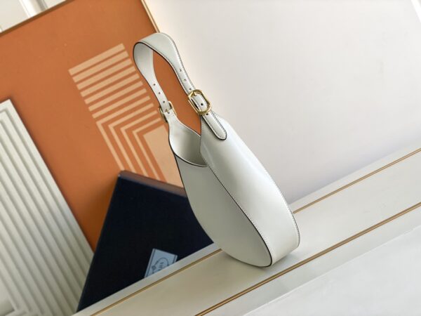 Prada Cleo Armpit Bag - White - Image 5