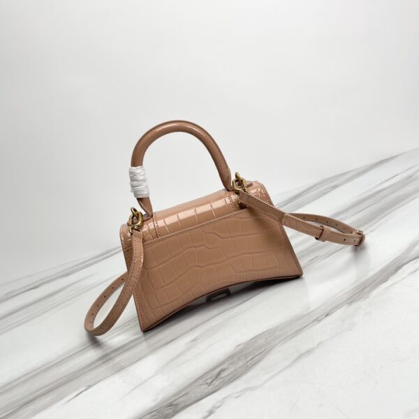 Balenciaga Hourglass Small Bag (Golden Buckle) - Cramel - Image 4