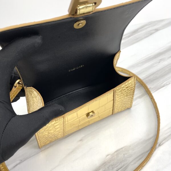 Balenciaga Hourglass Small Bag (Golden Buckle) - Gold - Image 2