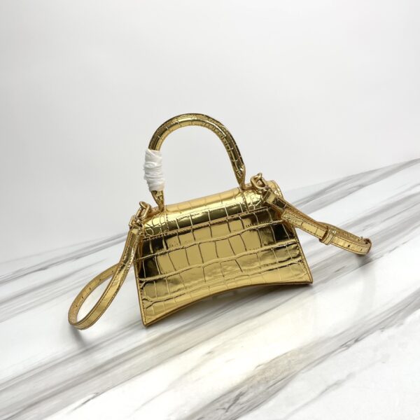 Balenciaga Hourglass Small Bag (Golden Buckle) - Gold - Image 3