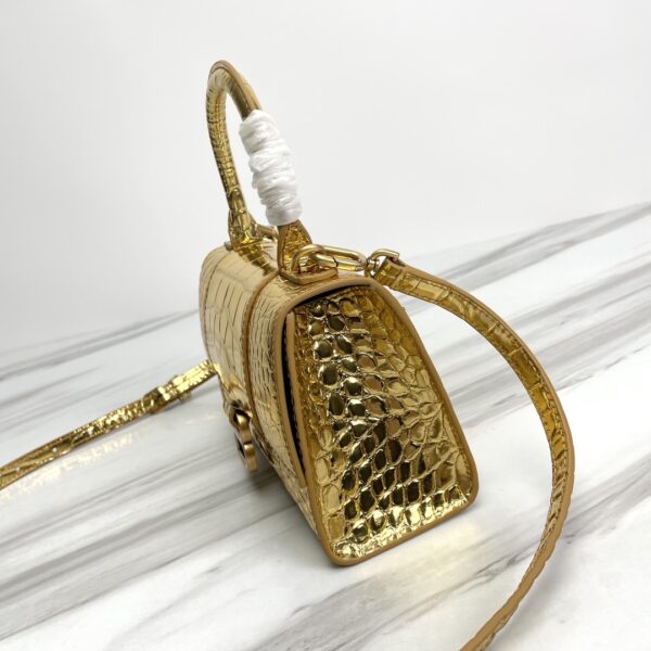 Balenciaga Hourglass Small Bag (Golden Buckle) - Gold - Image 4