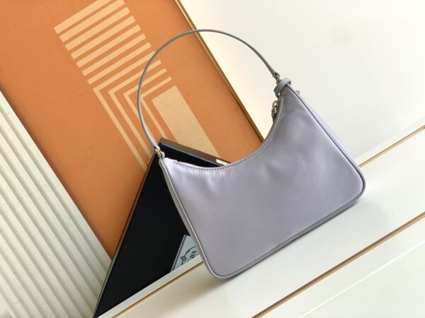 Prada Hobo Kendou's Shoulder Bags - Metal Gray - Image 4